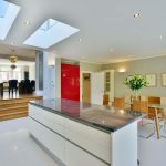 Modern open plan kitchen extension