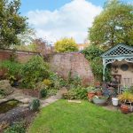 a garden in front of a house